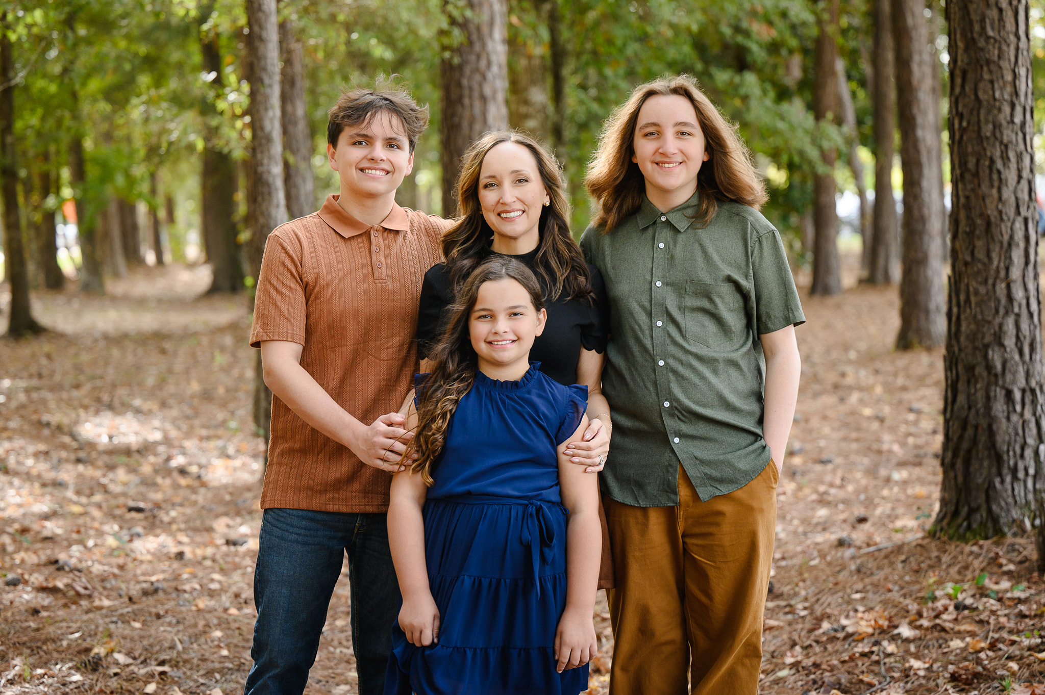 Kristin with her children